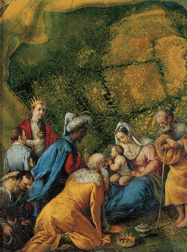 Adorazione dei Magi - Kimbell Art Museum, Jacopo da Ponte, detto Bassano